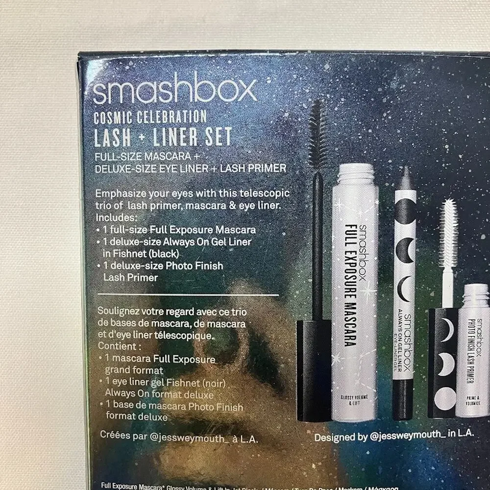 Smashbox Cosmic Celebration Lash + Liner Set - Mascara, Eyeliner & Primer NIB